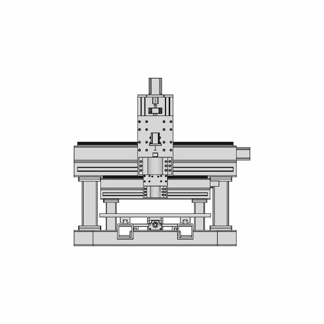 Steel Frame Cnc 500X500X150 | 3D Engineering Design File