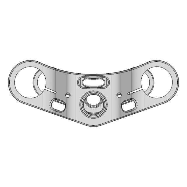 Motor Cycle Or Bicycle Triple Clamp - Standard Mechanical Component