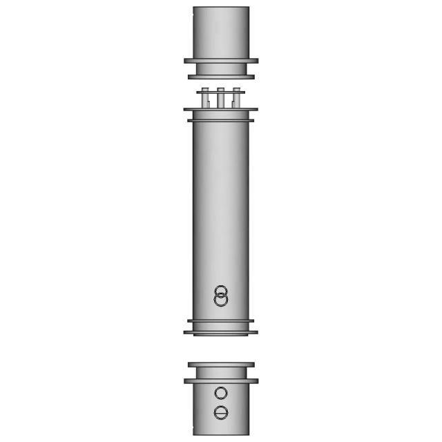 Small Prototype Shell Tube Exchanger | High-Quality CAD Model