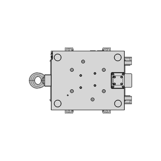 Mixer Top Half Injection Molded Part - Downloadable CAD Representation
