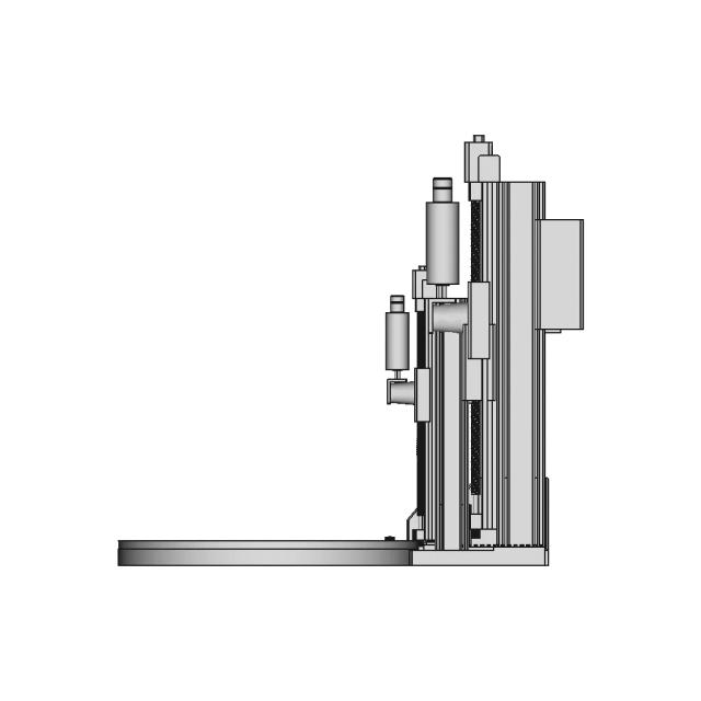 Pallet Stretch Wrapping Machine Film Packaging Film Wrapping - Downloadable CAD Representation