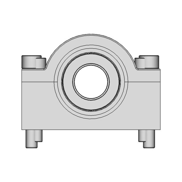 3D Modeling Practice Solidworks Tutorial Split Bearing Housing | High-Quality CAD Model