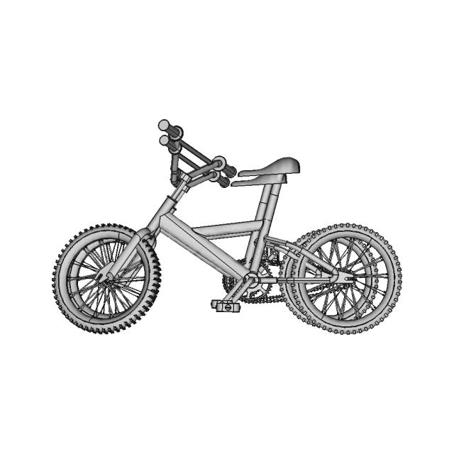 Bicycle Cad Model - Standard Mechanical Component