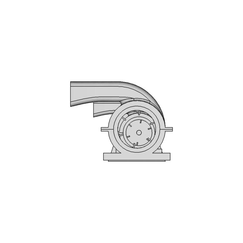 Centrifugal Motor Pump - Downloadable CAD Representation