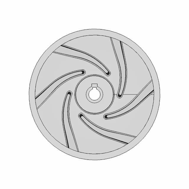 Slurry Pump Impeller - Standard Mechanical Component