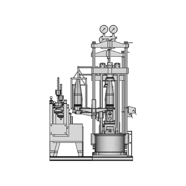 Hydrostatic Test Table For The Artillery Body Shell Example For 155 Mm He | 3D Engineering Design File