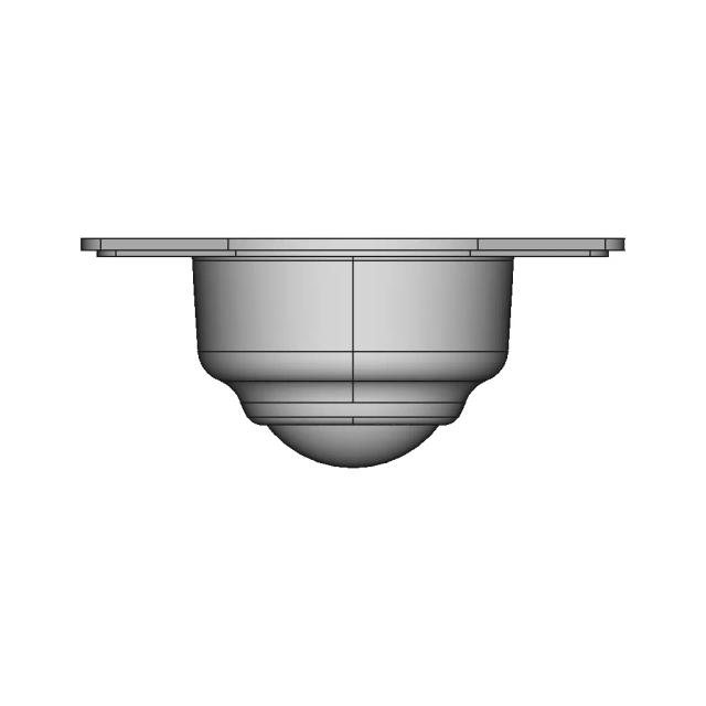 Base Mount Ball Roller Design | High-Quality CAD Model
