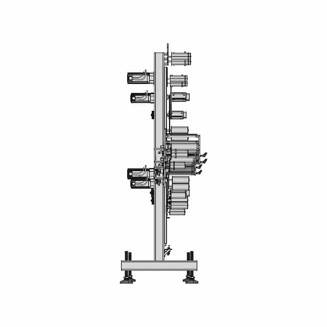 Bobinadora Vertical | High-Quality CAD Model