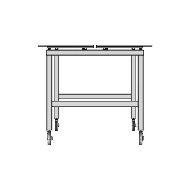 Welding Table 1000X1000Mm - Downloadable CAD Representation