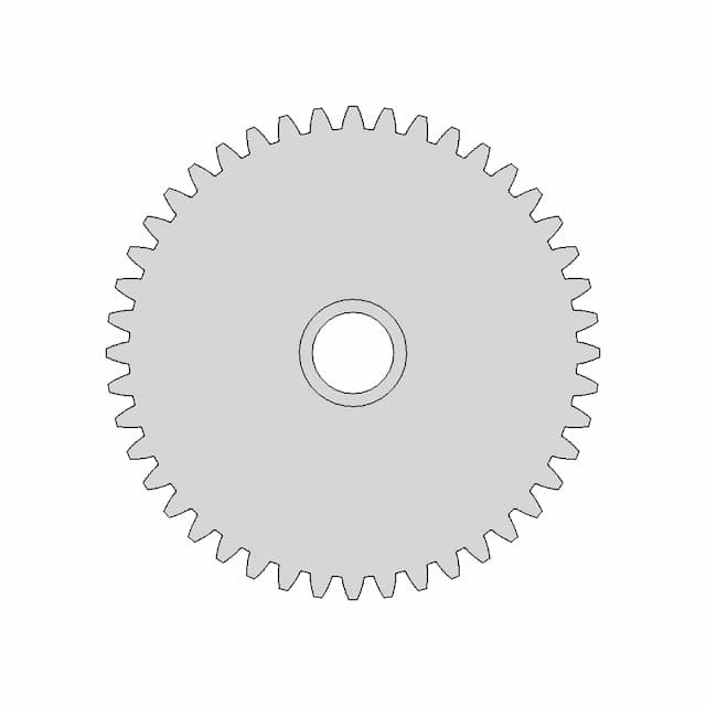0 5M Spur Gear - Standard Mechanical Component