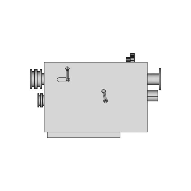 Head Stoke Gear Box Of Lathe - Downloadable CAD Representation