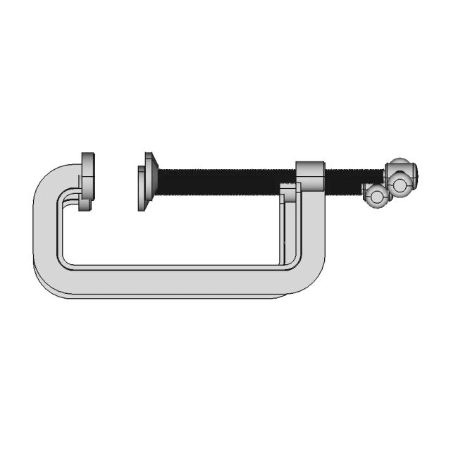C Clamp | High-Quality CAD Model