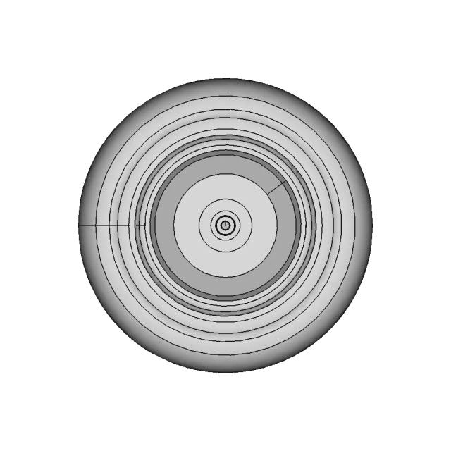 Hub Wheel 10 Motor - Downloadable CAD Representation