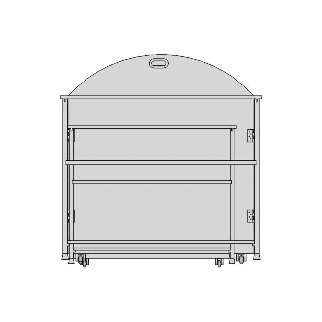 Collapsible And Portable Table - Downloadable CAD Representation