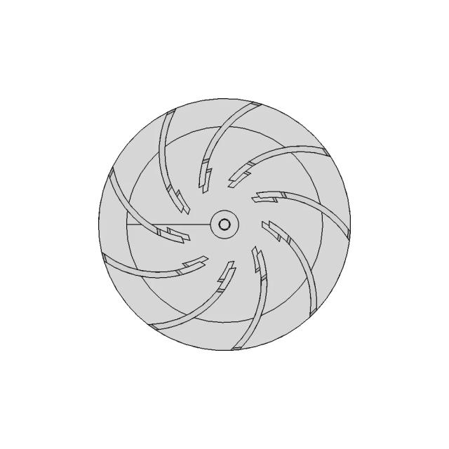 Handheld Vacuum Cleaner Motor And Impeller Assembly - Standard Mechanical Component
