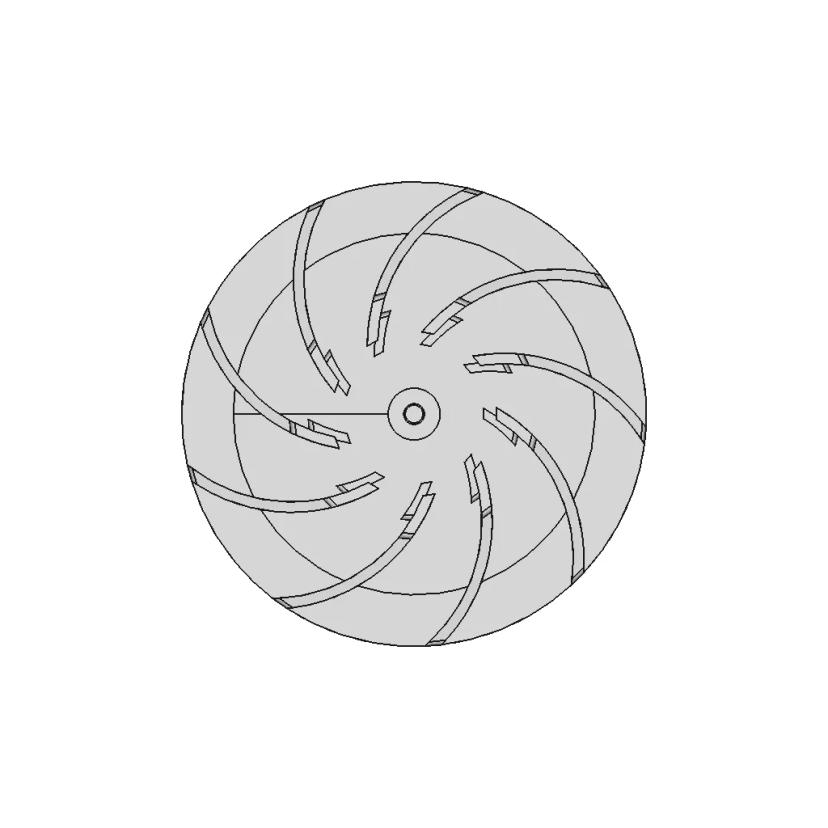 Handheld Vacuum Cleaner Motor And Impeller Assembly - Standard Mechanical Component