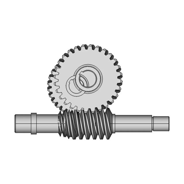 Tornillo Sin Fin Y Corona - Standard Mechanical Component