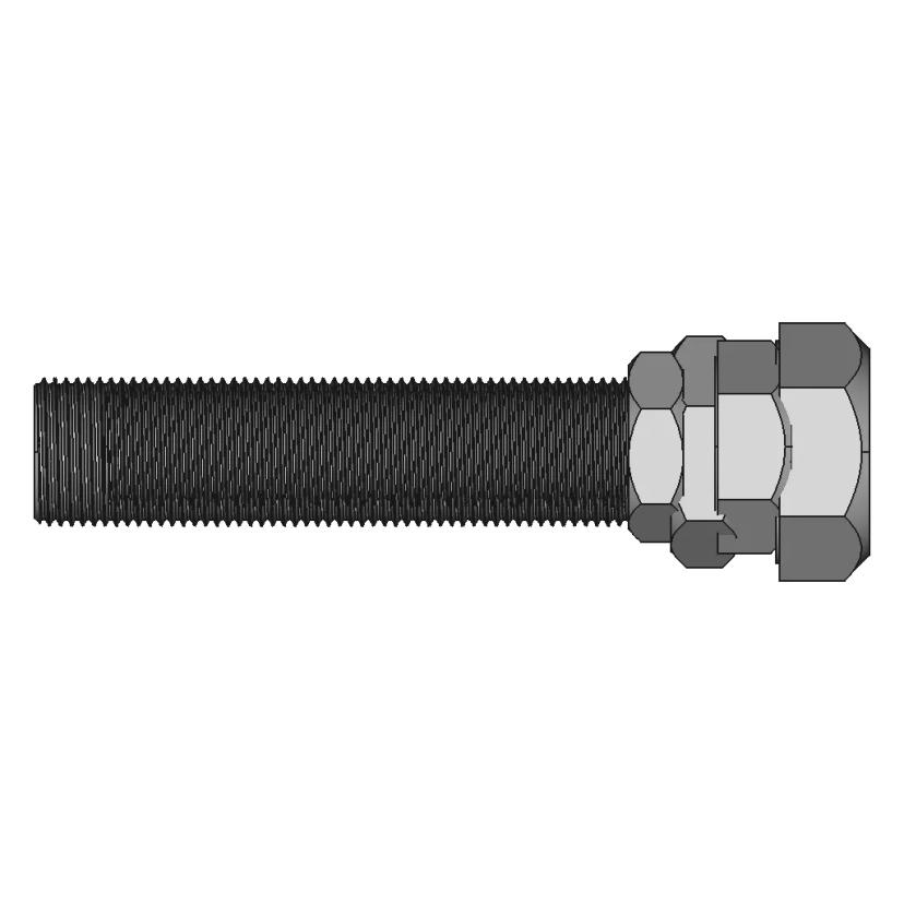 Nut And Bolt M20X1 5X100 | 3D Engineering Design File