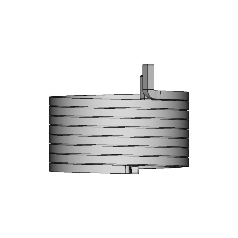 Compact Square Spring - Downloadable CAD Representation