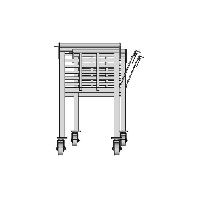 Trolley With 1 Side Opening - Standard Mechanical Component