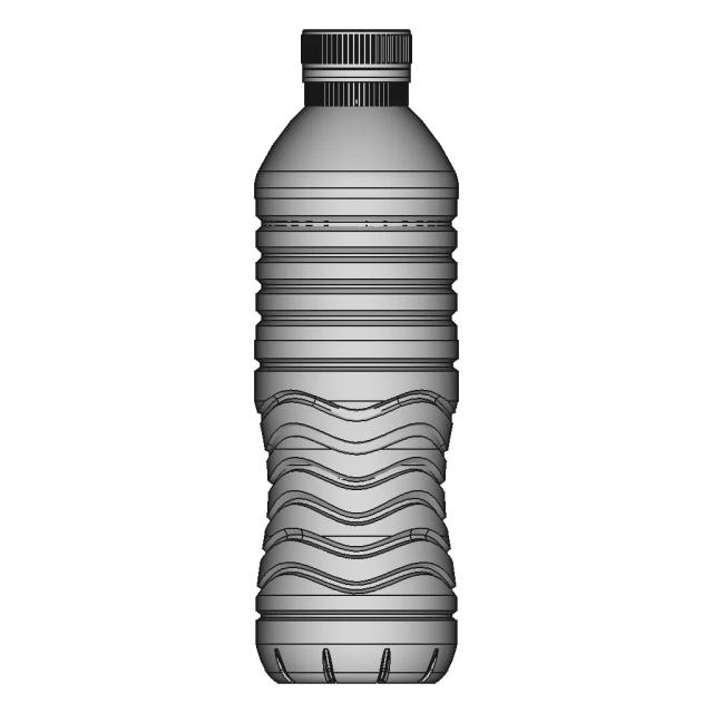 500 Ml Water Bottle - Downloadable CAD Representation