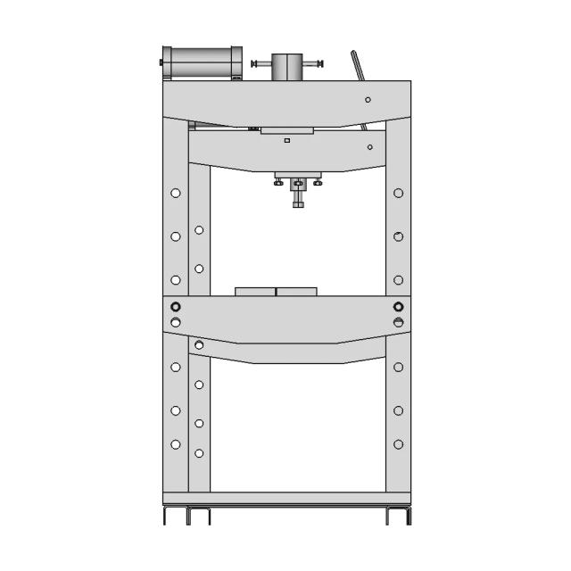 30 Ton Hydraulic Press - Downloadable CAD Representation