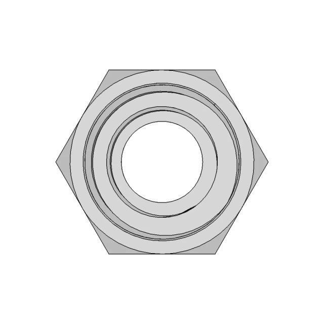Reducer Bushing Threaded Pipe Fitting 1 4 Male Npt X 1 8 Female Npt Adapter | 3D Engineering Design File