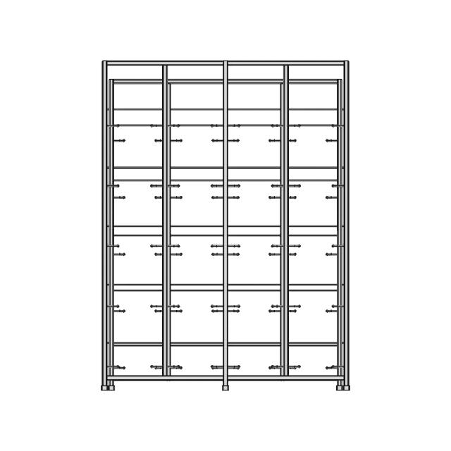 Rack Metalico De Garrafones | 3D Engineering Design File