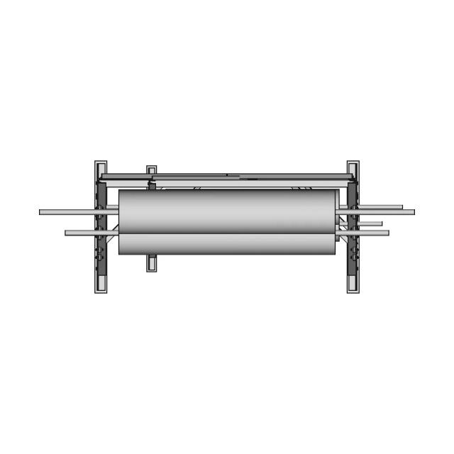 Rack For 2 Rolls - Downloadable CAD Representation