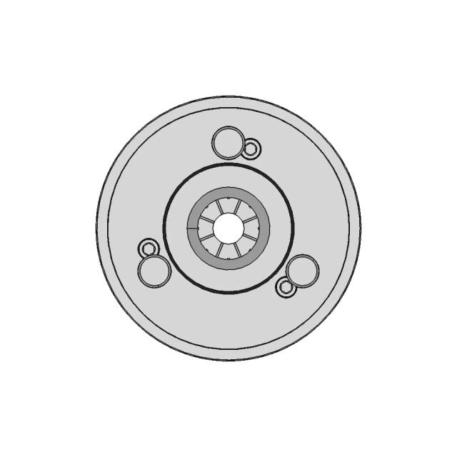 Er 40 Collet Fixture With Camlock Di 4 - Downloadable CAD Representation