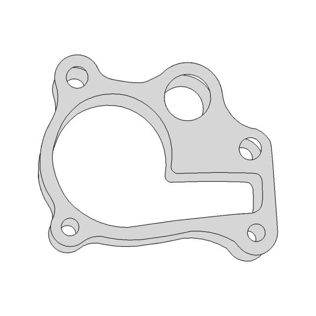Honda Cr250 98R Pump Gasket - Downloadable CAD Representation
