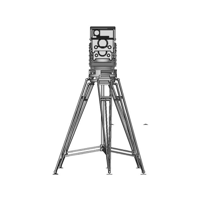 Lidar Stand Off Detector Falcon 4G Representational 1 | CAD Model for Chemical Industry
