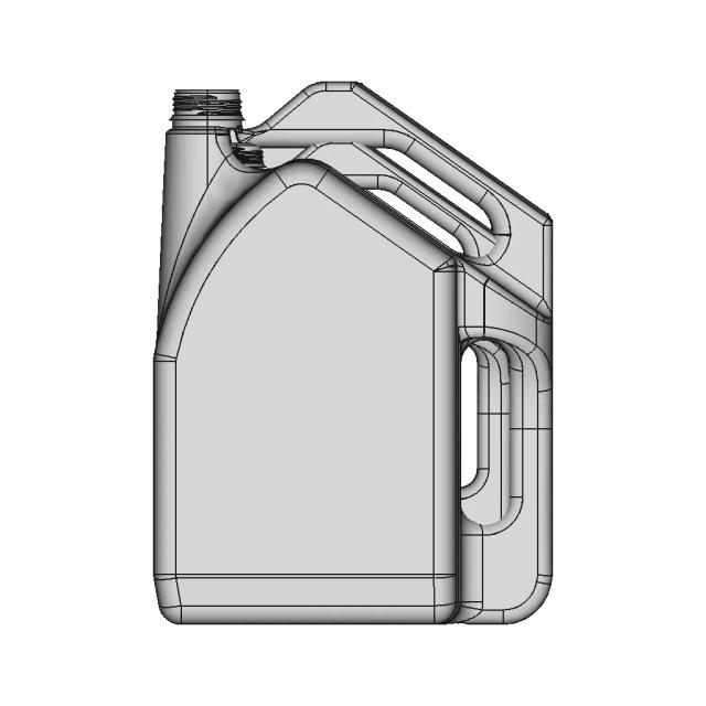 Bottle Oil 4Lt 1 | CAD Model for Chemical Industry