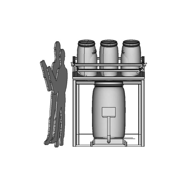 Barrel Rack 2 0 1 | CAD Model for Chemical Industry