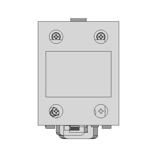Support Rail Din Relais Ssr 25 Da 1 | CAD Model for Energy Systems