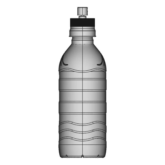 Spray Bottle 3 | CAD Model for Chemical Industry