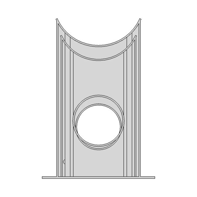Pressure Vessel Saddle 1 | CAD Model for Energy Systems