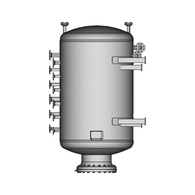 Horizontal Storage Tank 3D 1 | CAD Model for Chemical Industry