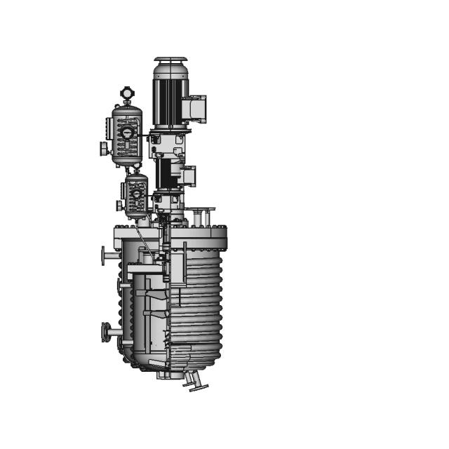 Chemical Reactor With Stirrer | CAD Model for Chemical Industry