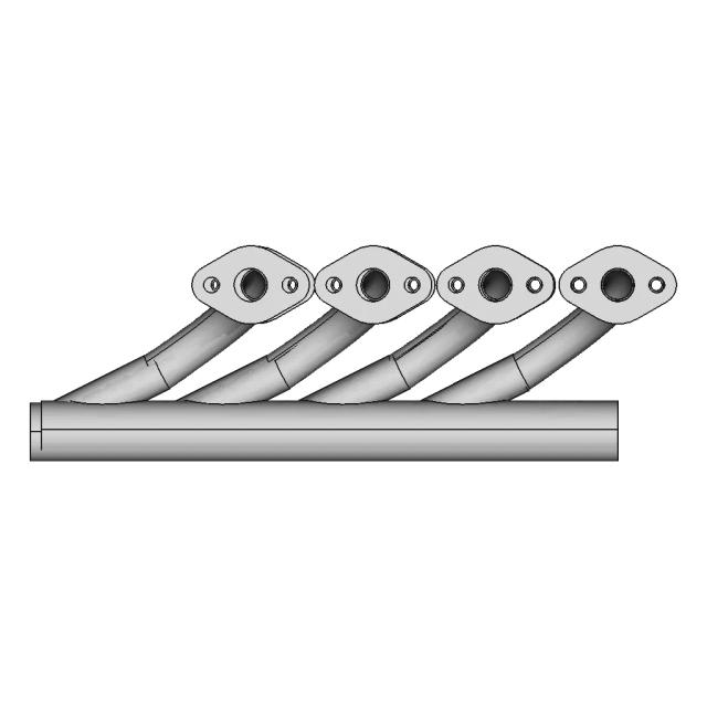 Exhaust Manifold Model 1 | CAD Model for Energy Systems