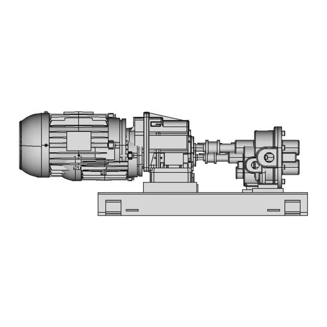 G125 3Hp Motor Pump For Foam Firefighting Applications | Industrial CAD Design