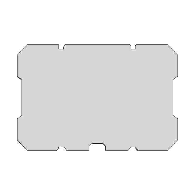 Insert Blank For Milwaukee Packout Medium Case 1 | Industrial CAD Design