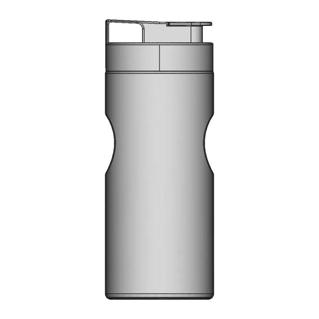 Water Bottle 417 | Industrial CAD Design