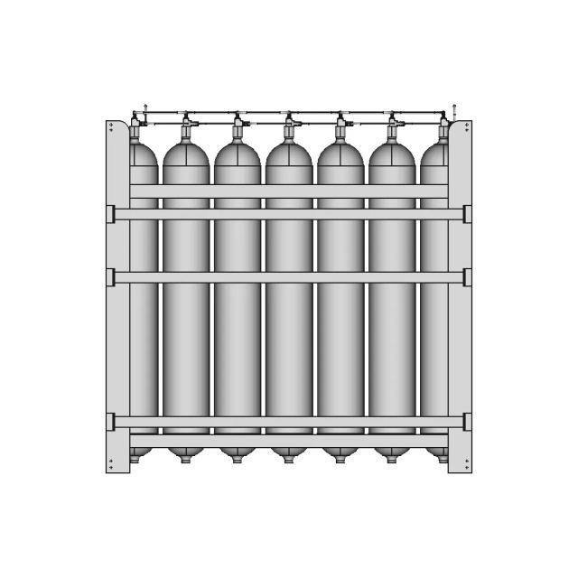 Natural Gas Storage High Pressure 1 | CAD Model for Energy Systems