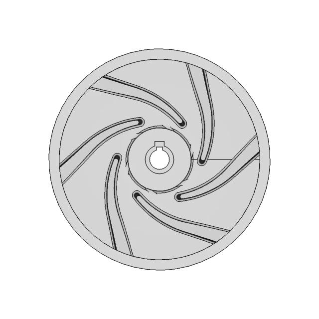 Impeller Of Acid Pump 1 | CAD Model for Energy Systems