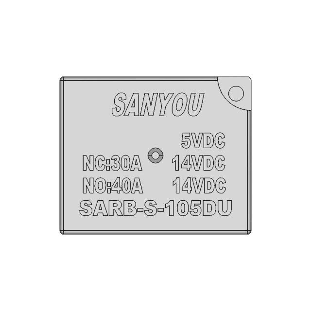 Relay Sanyou Sarb Series 5 12 24 Vdc | CAD Model for Energy Systems