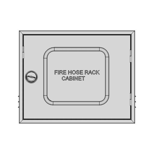 Fire Hose Cabinet Wall Mounted Emergency Unit 1 | Industrial CAD Design