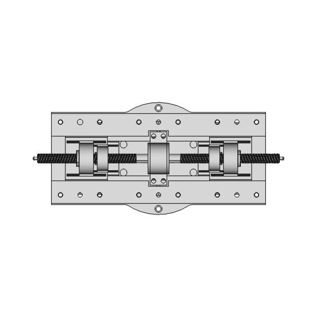 Es Merkezli Cift Acilir Mengene 1 | Industrial CAD Design