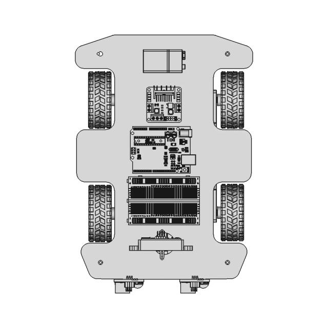 Line Follower Robot 27 | Industrial CAD Design