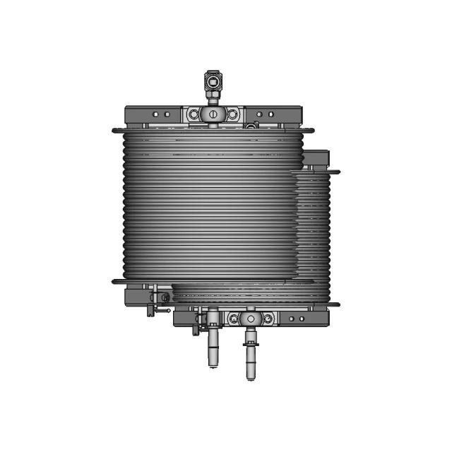 Heavy Duty Hand Crank Hose Reel Industrial Grade | Industrial CAD Design